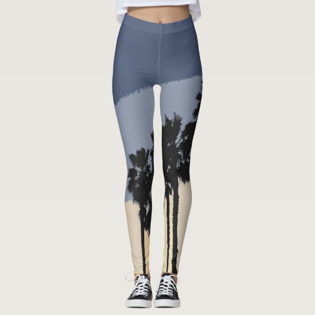LEGGINGS PAUMES DE COUCHER DU SOLEIL (Devant)