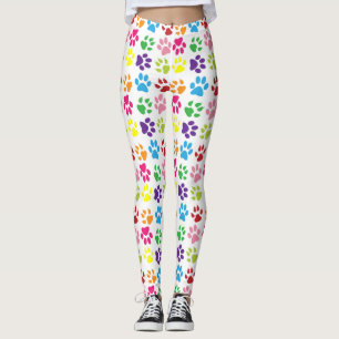 Leggings Paws Colorés, Paws Chiens, Paws Chat