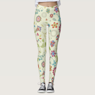 Leggings Paysage floral merveilleux