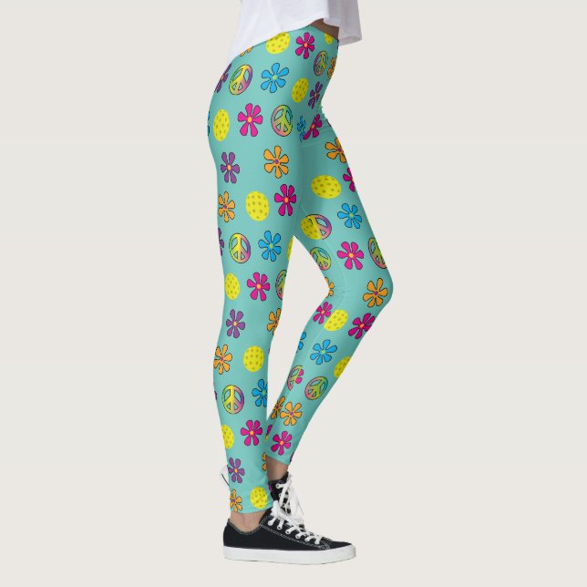 Leggings Peace Love et Pickleball (Droite)