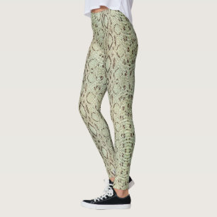 Leggings Peau de serpent de python de vipère de cobra