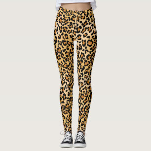 Leggings Peau léopard Peau animale Imprimer