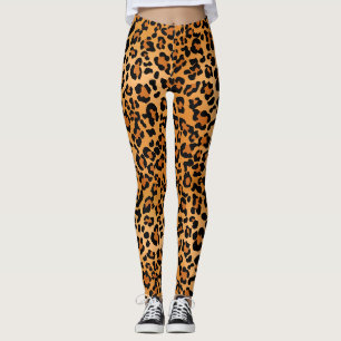 Leggings Peau léopard Peau animale Imprimer