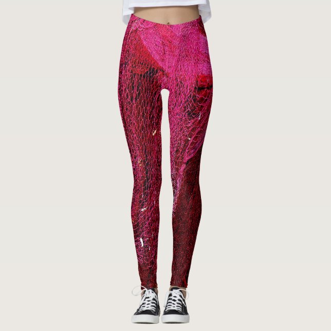 Leggings Pêche à la pêche au filet. (Devant)