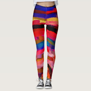 Leggings Peinture Abstraite colorée #5
