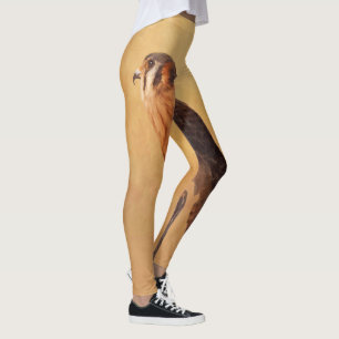Leggings Peinture américaine Kestrel - Art original pour o