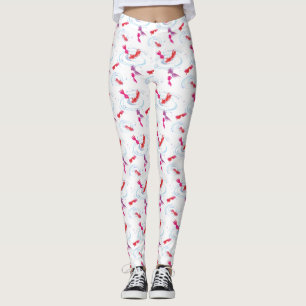 Leggings Peinture d'aquarelle japonaise Koi Fish