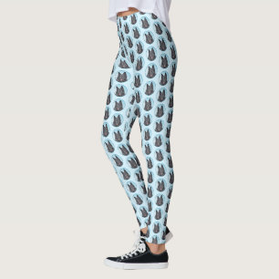 Leggings Peinture de Berger Belge - Art Original de Chien M