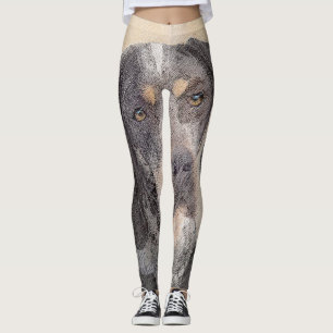 Leggings Peinture de linge bluetick - mignon chien original