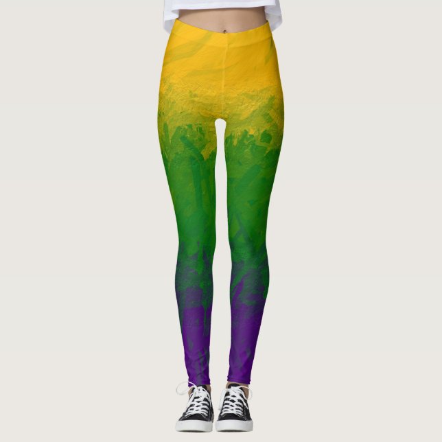 Leggings Peinture Mardi Gras (Devant)