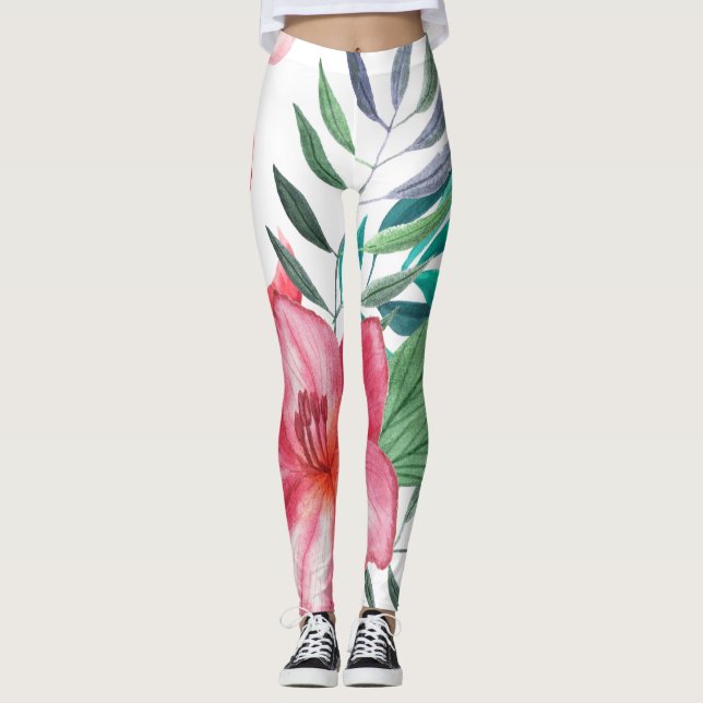 Leggings Peinture Rainforest (Devant)