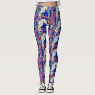 Leggings Peinture sur hippocampe