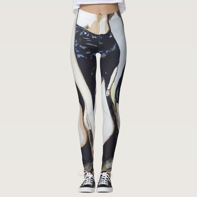 Leggings Peinture sur 'Things Happen' (Devant)