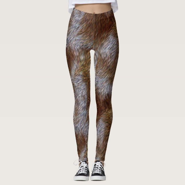 Leggings Pelage fauve (Devant)