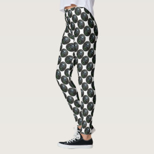 Leggings Pelouse Noire Et Gris, Légendes