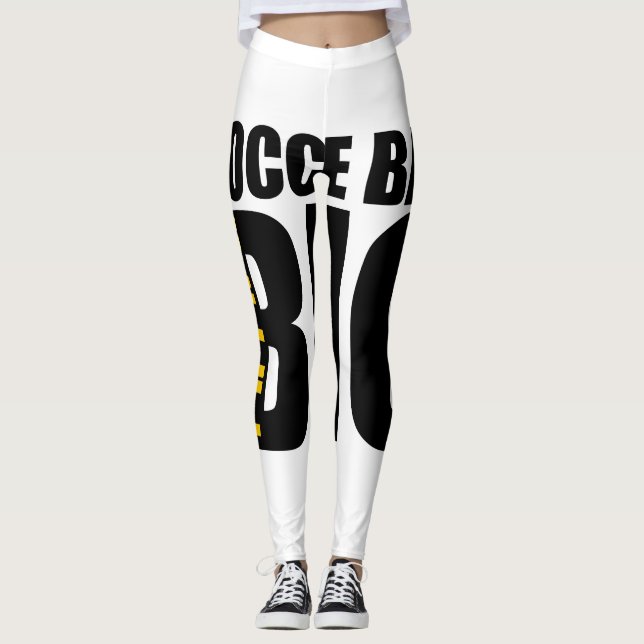 LEGGINGS PENSEZ AUX GRANDS DESSINS SPORTIFS DE BOCCE-BALL (Devant)