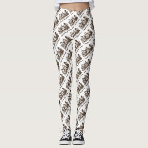 Leggings Pensez comme une reine Wonderland Conseil Alice Hu