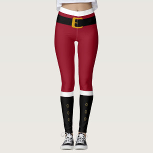 Leggings Père Noël Leggings-Red