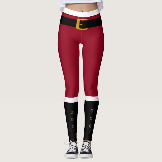 Leggings Père Noël Leggings-Red (Devant)