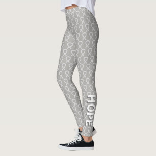 Leggings Perle de sensibilisation Ruban Angel Mots personna