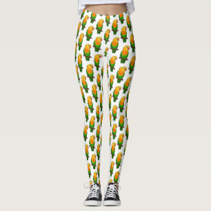 Leggings Perroquet cartoon mignon d'inséparable
