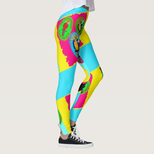 Leggings Perroquets de fête (Droite)
