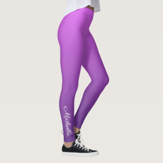 Leggings Personalisé violet ombre
