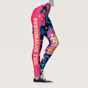 Leggings Personnalisé Personnalisé Fabriqué Graffiti Art Ab