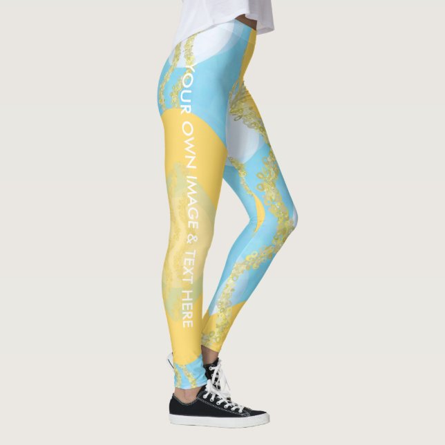 Leggings Personnalisé Personnalisé Votre Propre Image Photo (Droite)
