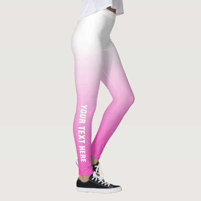 Leggings Personnaliser soi-même Moderne Élégant rose (Droite)