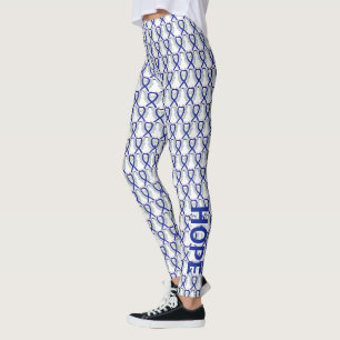 Leggings personnalisés avec un ange au ruban de se