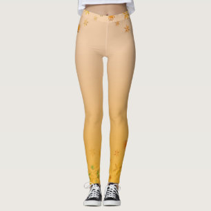Leggings Personnalisés Jaunes