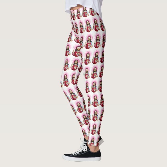 Leggings personnalisés Jésus (Gauche)