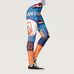 Leggings PERSONNALISEZ le motif sportif de NOMBRE de
