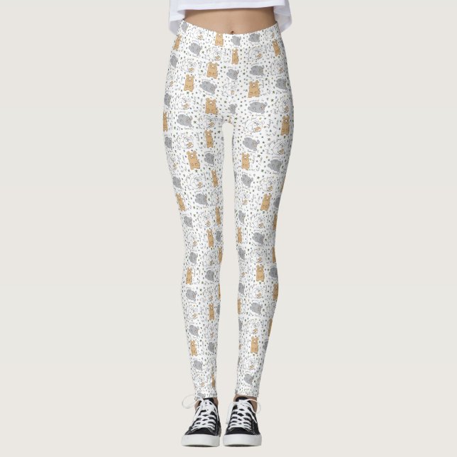 Leggings Personne de chien (Devant)