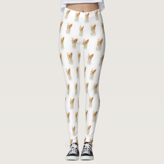 Leggings Petit Chat Blondie Se Demandant (Devant)