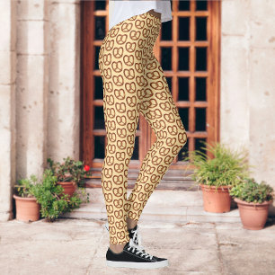 Leggings Petits Motif Pretzels - Snacks Crunchy n'importe q