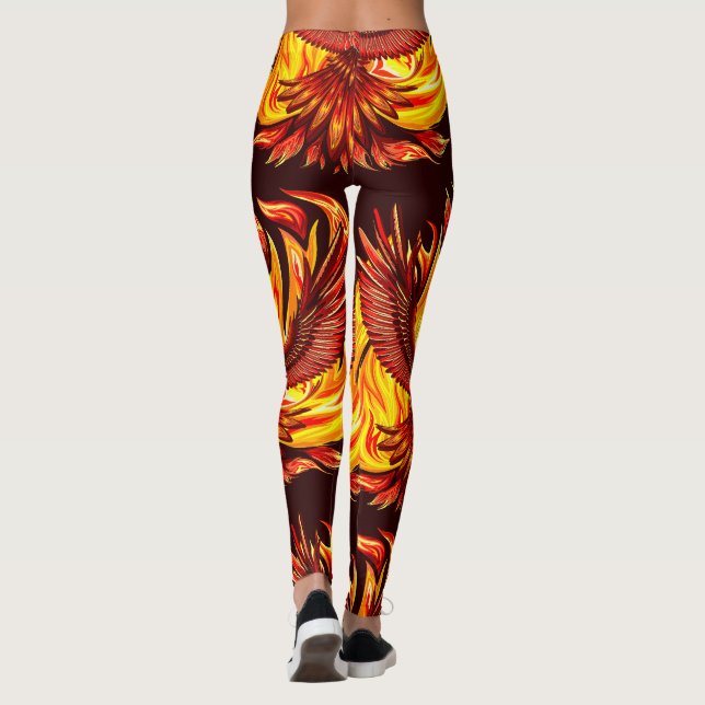 Leggings Phoenix mythologique immortelle Créature (Dos)