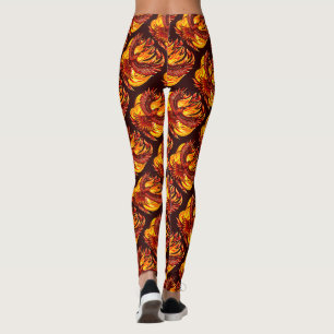 Leggings Phoenix mythologique immortelle Créature