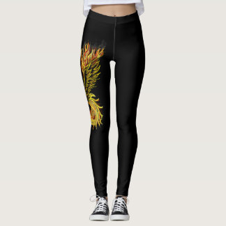 Leggings Phoenix se levant des flammes
