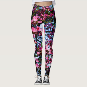 Leggings Photo de l'arbre à bois rose