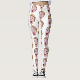 Leggings Photo personnalisée du visage de bébé