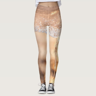 Leggings photo soleil au travers la glace sur le b