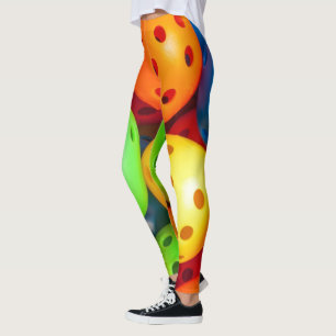 Leggings Pickleball coloré