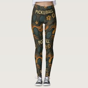Leggings Pickleball The Scream Art Arrière - plan