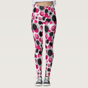 Leggings Pickleballs fuchsia - guêtres