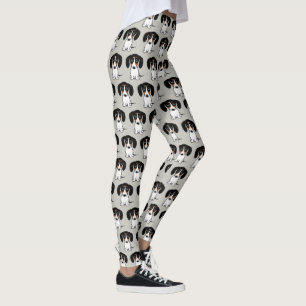 Leggings Piebald Dachshund Joli Chien Chien Chien Chien M