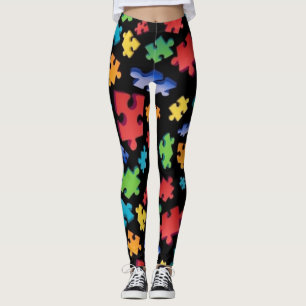 Leggings Pièces de puzzle sensibilisation sur l'autisme