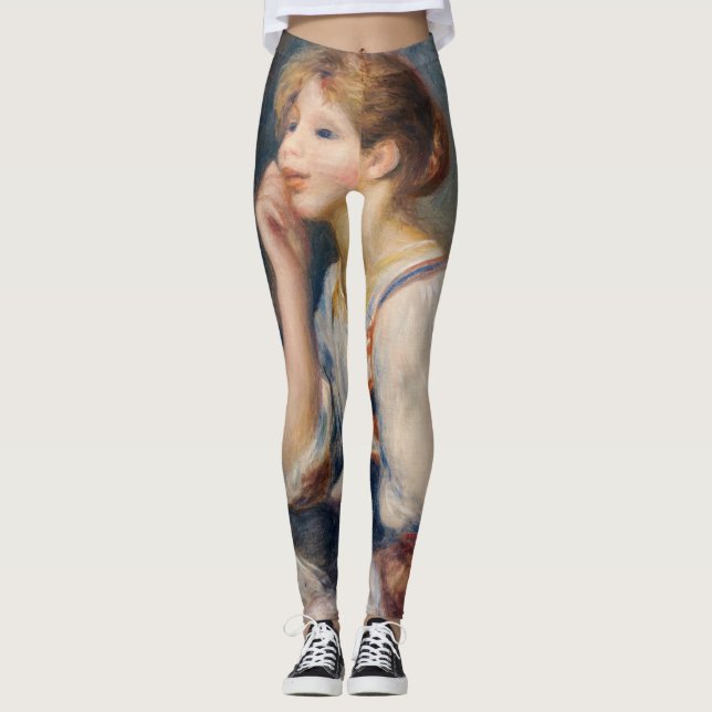 Leggings Pierre-Auguste Renoir - Femme avec une lettre (Devant)