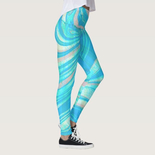 Leggings Pierre de marbre colorée (Droite)